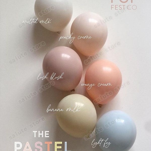 

party decoration 10pcs balloon monochrome series decorations garland latex first choice for choose yourself six colors available