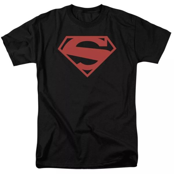 

Superman 52 Red Block T-Shirt DC Comics Sizes S-3X NEW, White;black