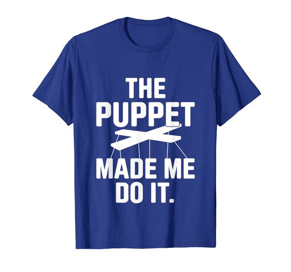 

ventriloquist puppeteer made me puppets puppeteering t shirt, White;black