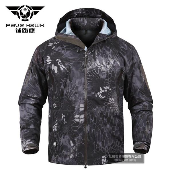 

men's jackets raptor hard shells ski-wear, total pressure plastic shell tactical windbreaker warm scale the ply - 8, Black;brown