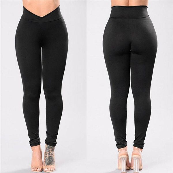

women's pants & capris women fitness leggings running athletic sports stretch long casual womens trousers black ladies dde2, Black;white