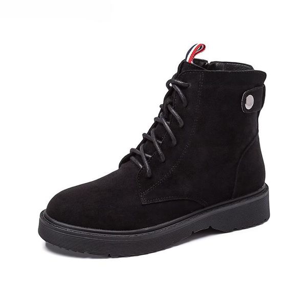 

boots timalina women retro style student all-match single women's short autumn/winter large size, Black