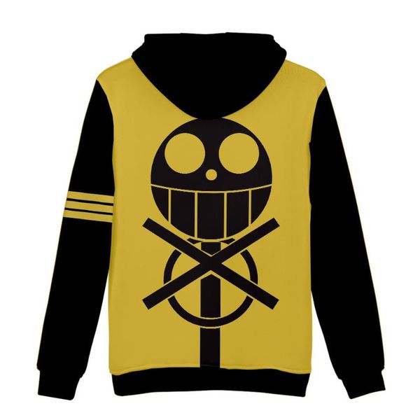 

men's hoodies & sweatshirts kids anime 3d print one piece sweatshirt streetwear men women tracksuit boys/girls monkey d. luffy, Black
