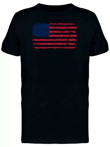 

red blue and grunge men's tee -image by shutterstock, White;black