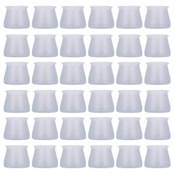 

chair covers 36 pcs leg soft plastic furniture base floor protectors removable