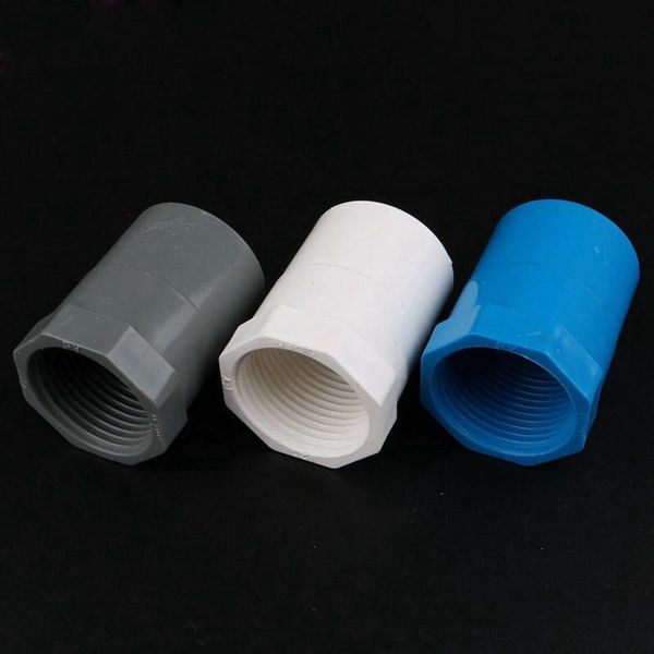 

1pc 1-1/4" female thread x 40mm id socket straight pvc pipe fitting tube adapter connector gray water watering equipments