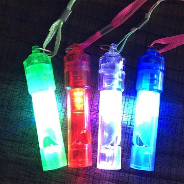 LED Leuchten Pfeife Bunte Leucht Noise Maker Kinder Spielzeug Geburtstag Party Neuheit Requisiten Weihnachten Party Liefert ZC771