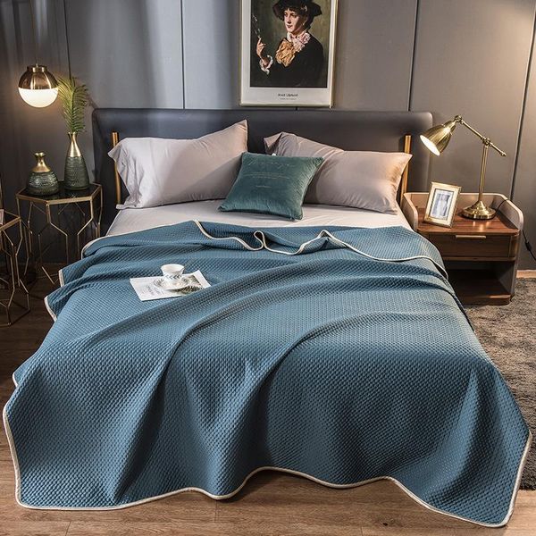 

comforters & sets cool feeling silk summer quilt washable tencel solid color thin air-conditioning