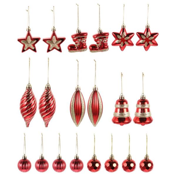 

party decoration 42pcs christmas scene pendant decorative hanging