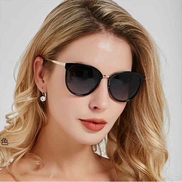 

vintage sunglasses women cat eye brand designer sun glasses polarized ladies eyewears gradient uv400, White;black