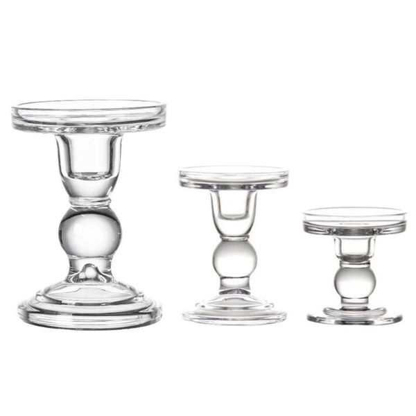 

candle holders 3pcs delicate romantic candlestick adornment art container po prop