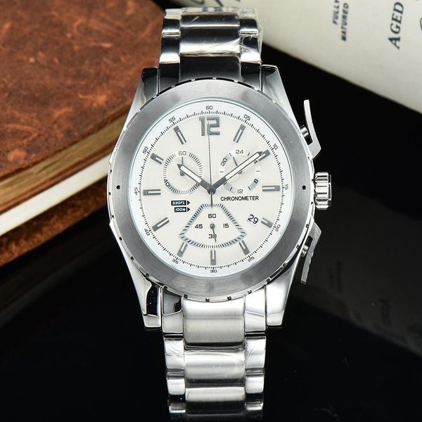 

wristwatches men's fashion atmosphere leisure business women's watch couple mechanical waterproof + stainless steel high quality, Slivery;brown