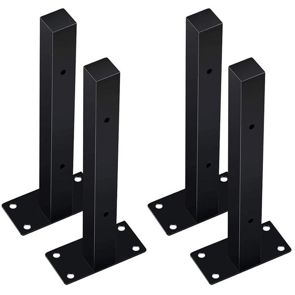 

kitchen storage & organization heavy duty industrial shelf brackets 10 inch for bedroom bathroom living room book ledge various surfaces,4 p