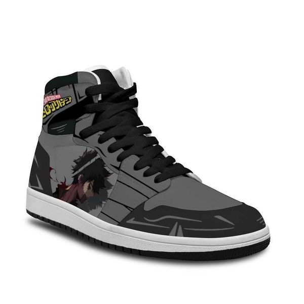 

2021 my hero academia diy printed sports non-slip japanese casual shoes for man fashion trend cartoon anime shoe ukiq