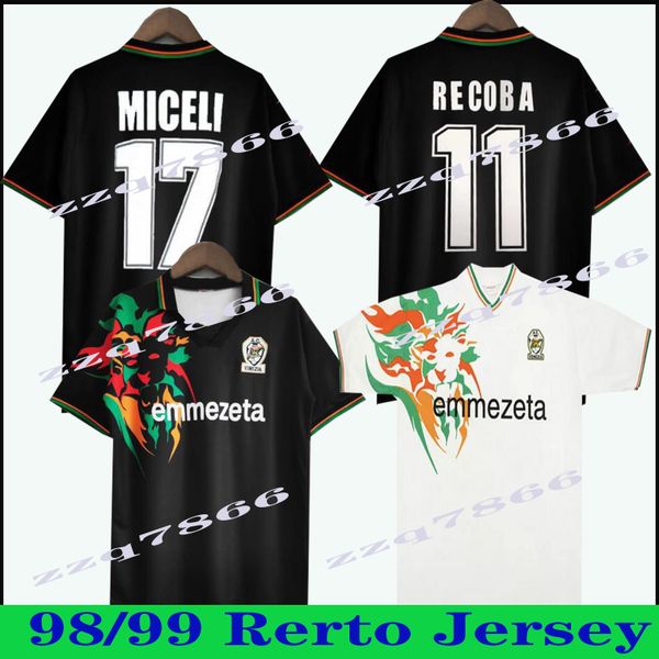 

98 venezia retro recoba football jerseys mazzocchi aramu forte 1999 venice miceli soccer jersey henry busio caldara okereke sigurdsson class, Black;yellow