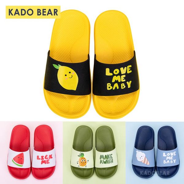

slipper children cartoon fruit indoor home slippers baby boy funny garden shoes toddler girl flip flops kids outdoor beach water sandals, Black;grey