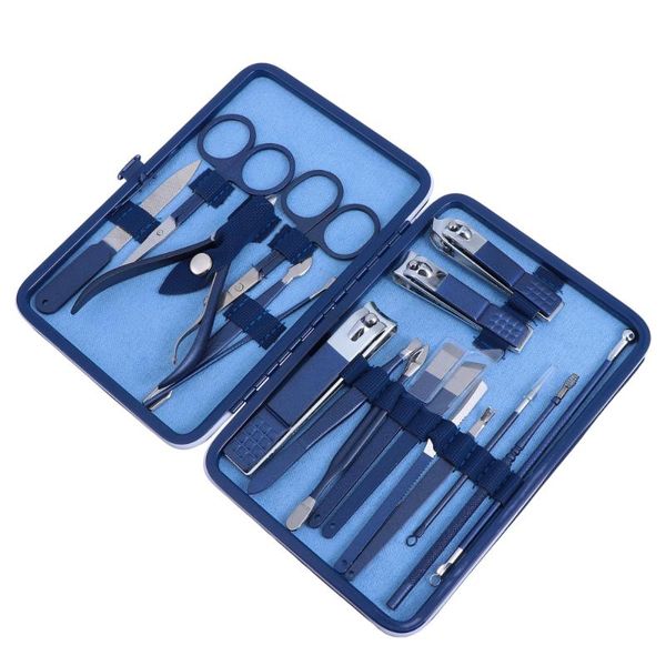 

nail art kits 18pcs pedicure kit cutter set clippers manicure with case