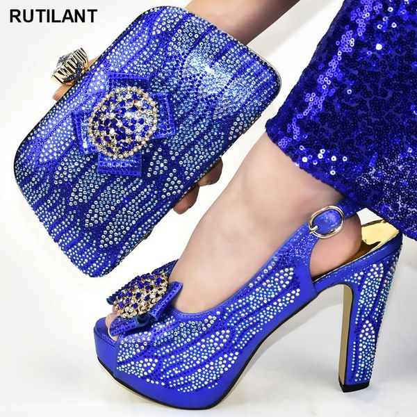 

dress shoes matching italian shoe and bag set fashion women wedding pumps with purse african for party, Black
