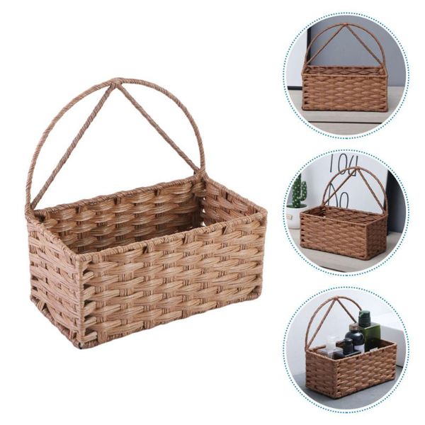 

1pc creative hanging flower basket sundries storage holder decor baskets