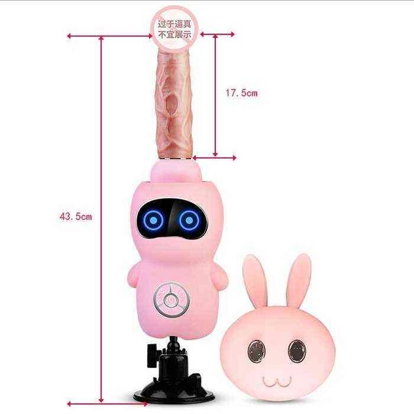 NXY Dildo riscaldamento telecomando senza fili macchina automatica del sesso vibratori telescopici per vibratori per donne masturbazione pompaggio giocattoli pistola % 0221