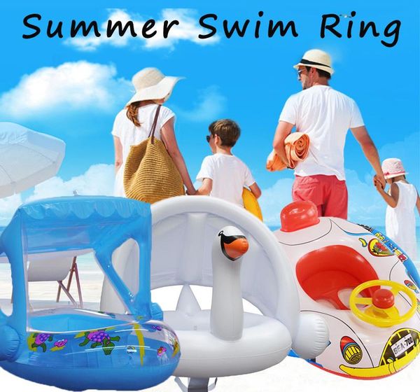 

life vest & buoy summer baby swim ring seat swimming pool toys toddler float aid trainer water for kids inflatable accessories
