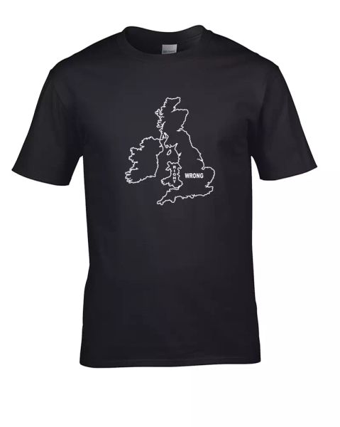 

Wales Right. Everyone Else Wrong- Men's T-Shirt, White;black