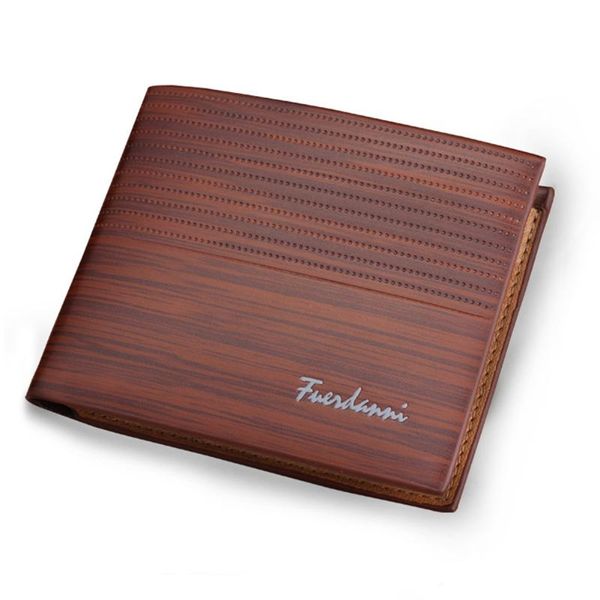 

wallets wallet bifold leather id men purse holder embossing short fabala, Red;black