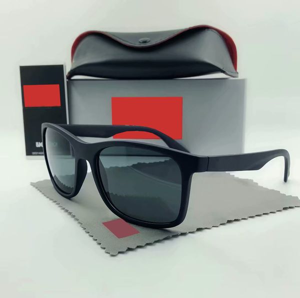 

sunglasses for men women metal frame mirror polaroid lenses driver sun glasses with brown cases and box 4232, White;black