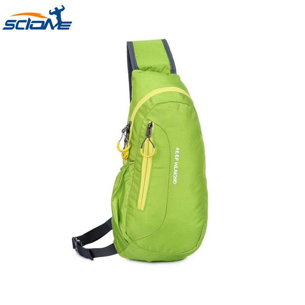 

outdoor bags scione nylon chest bag men women running shoulder ultralight cycling backpack waterproof climbing sport rucksack