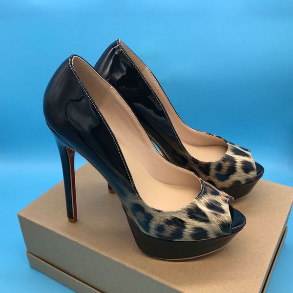 

dress shoes wong women kathlyn high heels peep toe platform 14cm heel party nxh8, Black