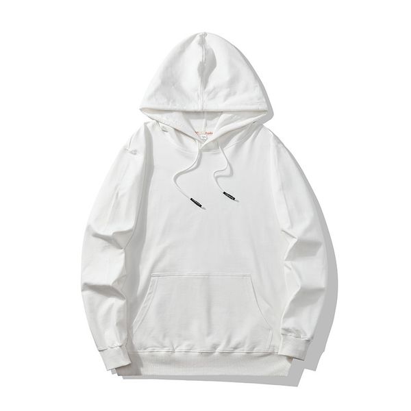 

men's hooded sweater korean versatile hoodie coat fashion brand couple top, Black
