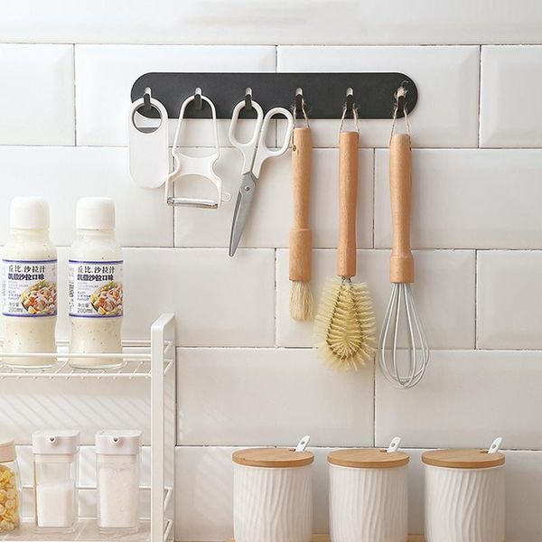 

hooks & rails wall clothes solid towel coat rack shelf living room row hook organizer key holder
