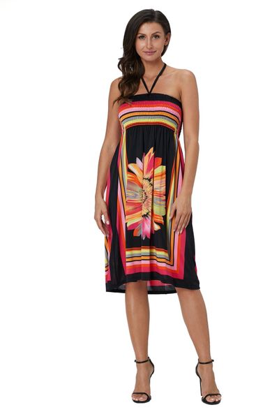 

fashionable short 18001 fashion pavilion ice silk wrapped bust - two waist skirt, Black