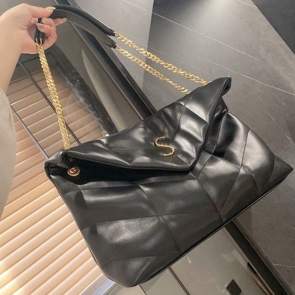 

shoulder bags 2021 luxury brand designer ladies envelope bag metal double shoulderstrap large capacity diamond lattice lady coin purse woman
