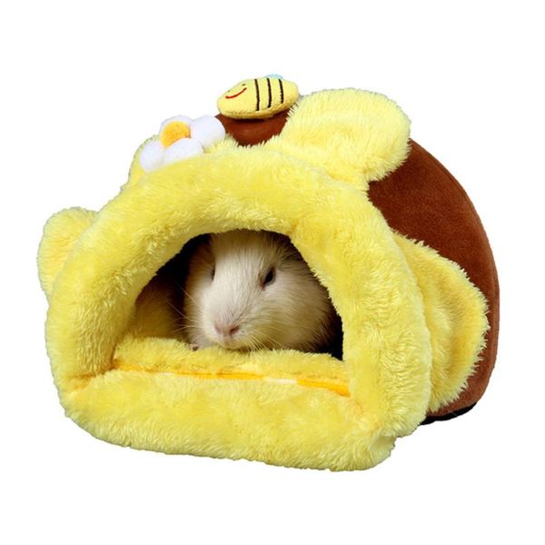 

cat carriers,crates & houses adorable pet winter cage bee design warm nest decorative small house for hamster guinea squirrel (size)
