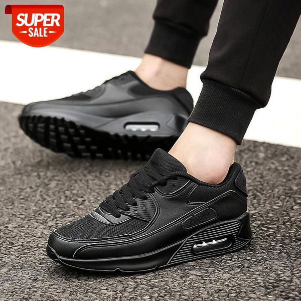 

breathable comfortable lace-up air cushion casual sneakers women shoes white platform spring autumn woman flats #m64c