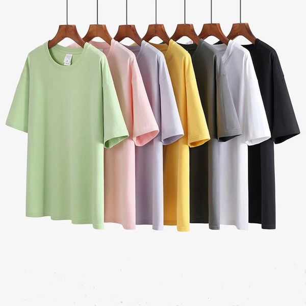 

women's t-shirt 2021 summer medium length women short sleeve o-neck oversize casual street fashion, White