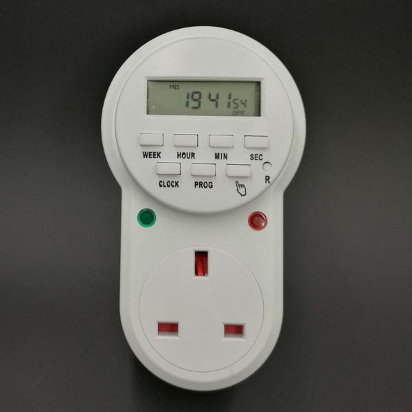 

timers 50pcs/lot home security 220v ac mains plug digital timer time clock