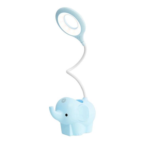 

book lights bedside multifunction office led elephant table lamp home bedroom touch control with cellphone holder for children kids room