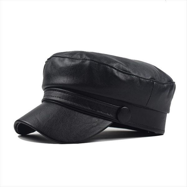 

casual military caps man woman cotton beret flat hats captain cap trucker vintage black sport dad bone male, Blue;gray