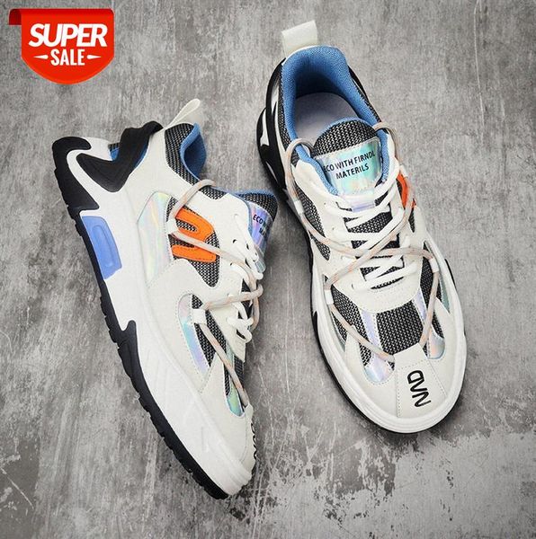 

men's old shoes color matching low-sports casual running #ef4z