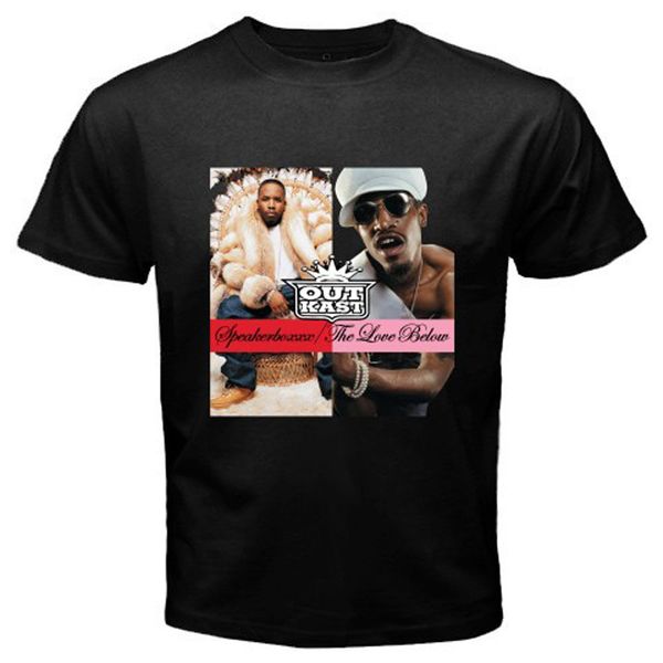 

outkast speakerboxxx the love below men's black t-shirt size s-3xl, White;black