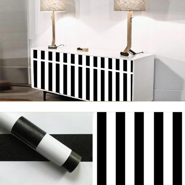 

wallpapers arrival black white wallpaper self adhesive stripe living room bedroom decor wall papers home decoration ez298