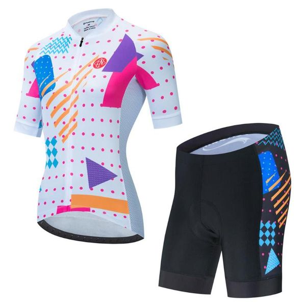 

racing sets 2021 women's triathlon short sleeve cycling jersey skinsuit maillot ropa ciclismo bicycle clothing bike sportswear, Black;blue