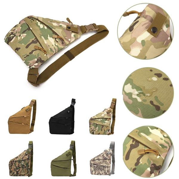 

outdoor camouflage shoulder messenger bag storage waterproof running pouch travel camping bags soft back #6 waist