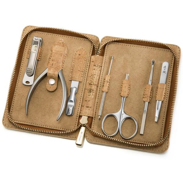 

nail art kits mr green 7pcs grooming kit clipper cuticle pusher curved head file ear cleaner toenail tweezers nose scis