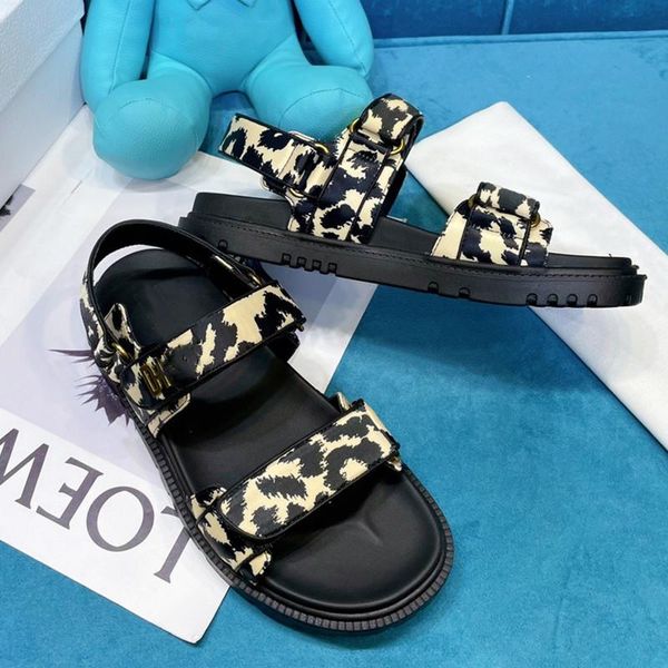 

sandals genuine leather hook loop solid women flat casual desigenr, Black