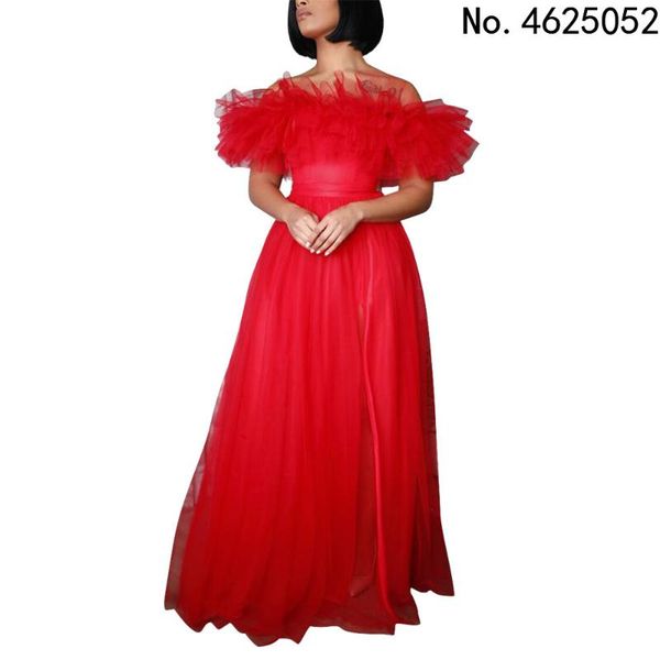

ethnic clothing african dresses for women autumn short sleeve red white blue polyester long dress clothes xl-5xl