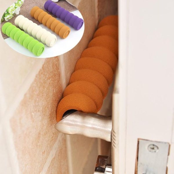 

bath accessory set 3pcs doorknob wall mute crash pad cushion cabinet door handle lock protective sleeve anti-collision house se
