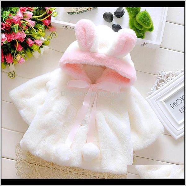 Oberbekleidung Kleidung Baby Mutterschaft Drop Lieferung 2021 Jacken Mädchen Oberbekleidung Mäntel Winter Kinder Jacke Velours Stoff Kleidungsstück Schöne Schleife Mantel Bab